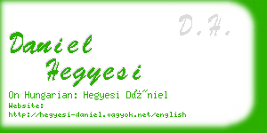 daniel hegyesi business card